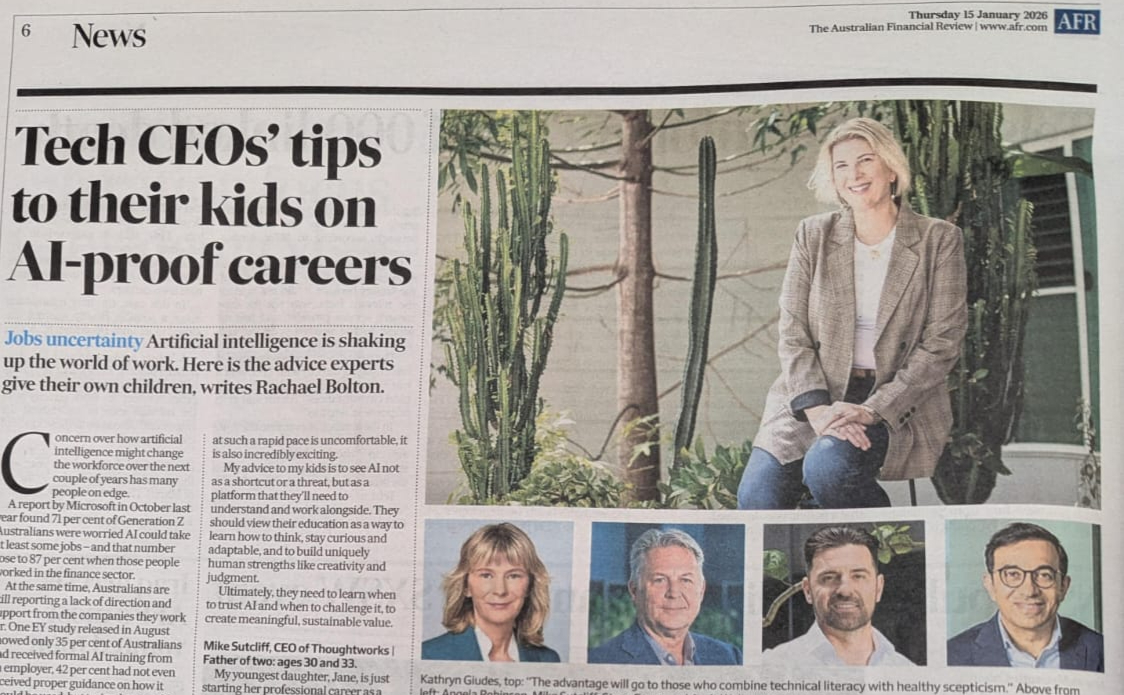 Australian Financial Review feature